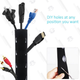 Kootek 118" Cable Management Sleeves | $10 | Amazon